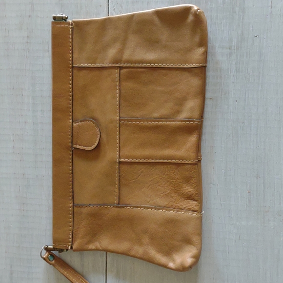 Vintage Leather Clutch Purse - Picture 4 of 4
